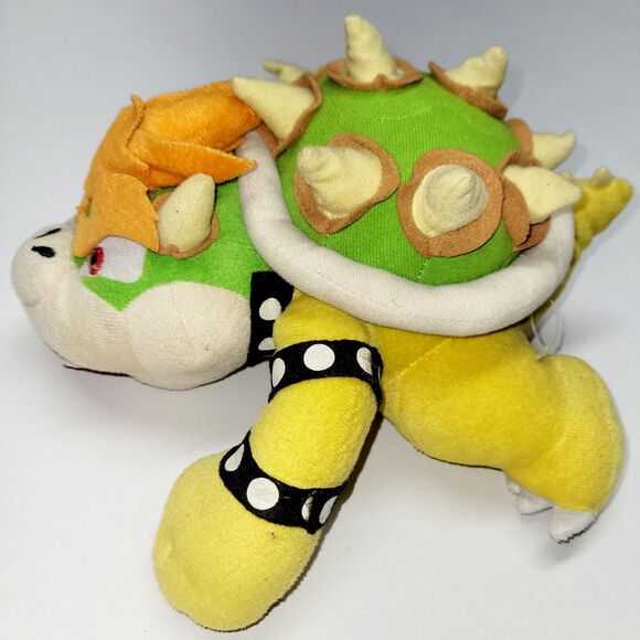 Bowser Super Mario Party 5 Hudson Soft Nintendo 2009 Plush 9" Doll Japan D356 - Picture 5 of 8